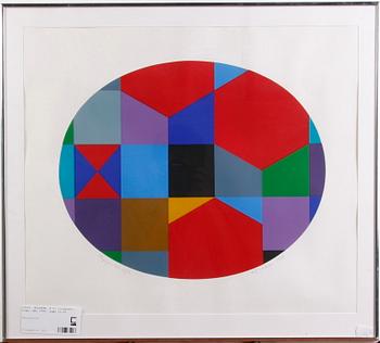 NILSON, K G, litografi, sign, dat 1985, numr EA 11/12.