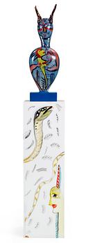 736. ULRICA HYDMAN-VALLIEN, glasskulptur, Kosta Boda 1986.