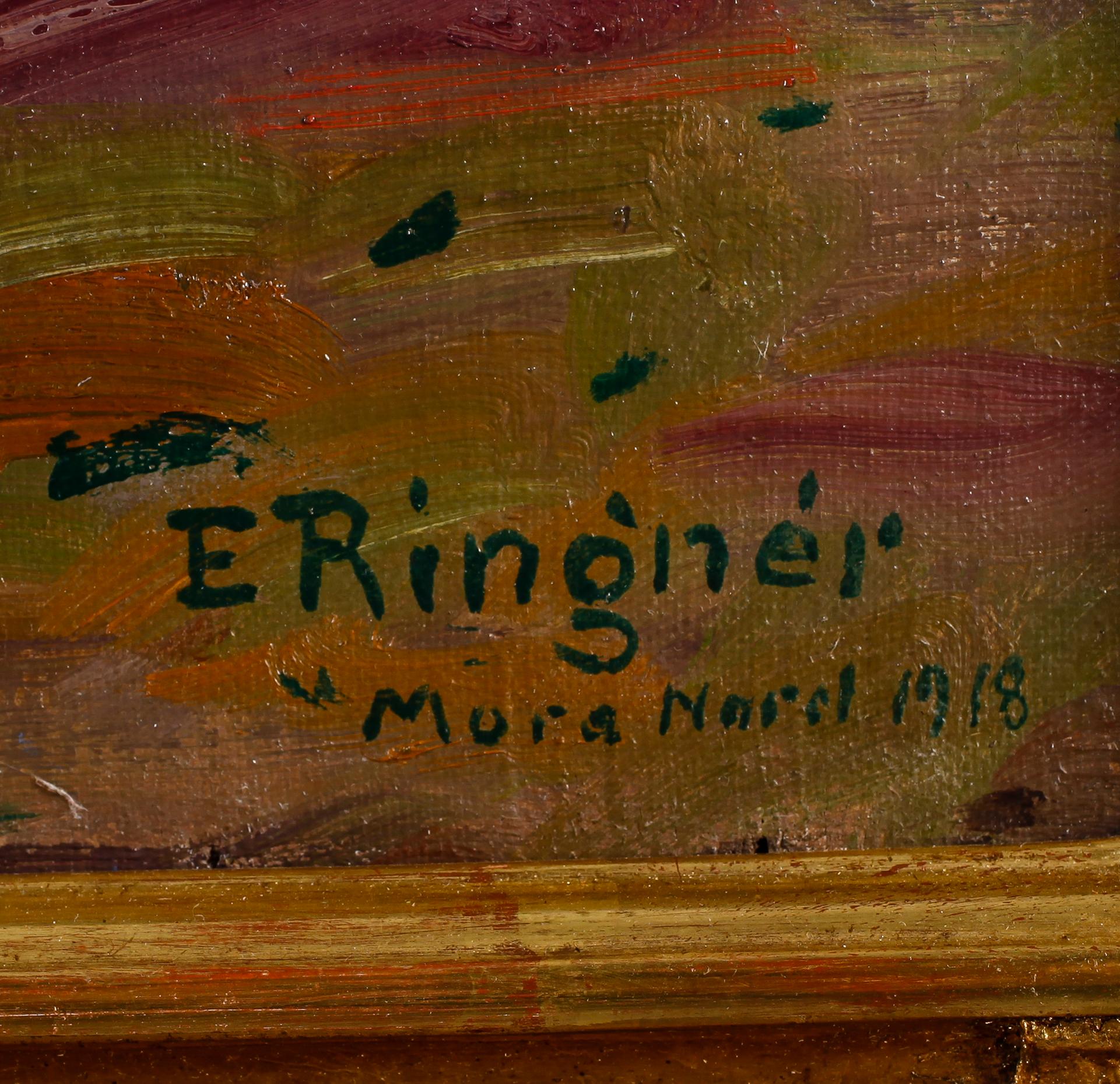 ENOCH RINGNER, olja på duk, signerad och daterad 1918.