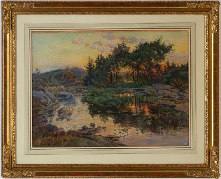 Anna Gardell-Ericson, watercolour, signed Anna Gardell Ericson.