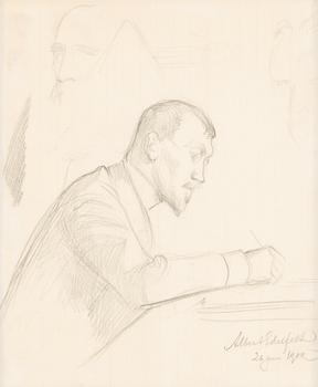 Albert Edelfelt, Portrait of the Swedish architect Isac Gustaf Claeson (1856-1930).