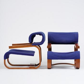 Jan Bocan, fåtöljer, ett par, Thonet, utförda för Tjeckoslovakiska ambassaden, Stockholm 1972.