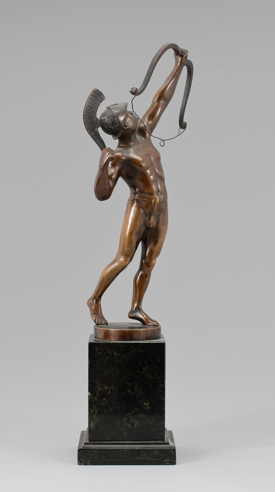 OKÄND KONSTNÄR, skulptur, brons, 1900-talets första hälft.
