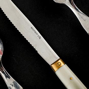 A set of cutlery, 32 pcs, some by Melron, second half of the 20th century.