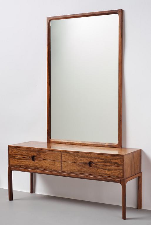 Aksel Kjersgaard, a mirror and a chest of drawers, Odder, Denmark, 1960's.
