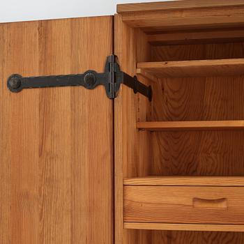 Axel Einar Hjorth, a stained pine "Lovö" cabinet, Nordiska Kompaniet, Sweden 1930's.