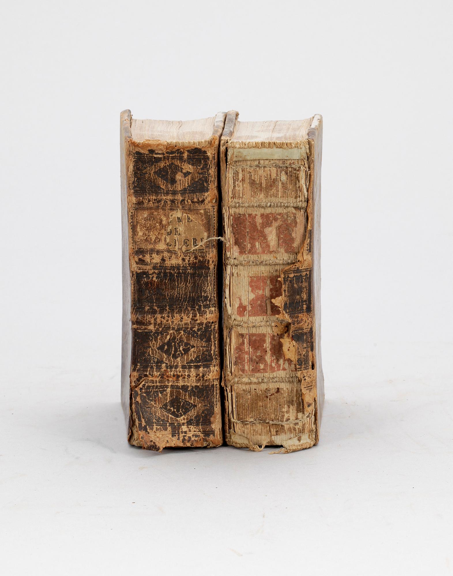 BOK, 2 vol, "Les Oeuvres de Monsieur de Moliere", Paris 1733.