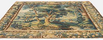 A flemish 'verdur' tapestry, c. 297 x 290 cm, 17th century.