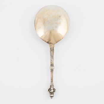A Swedish Silver Spoon, mark of Henrik Nourin, Norrköping 1742.
