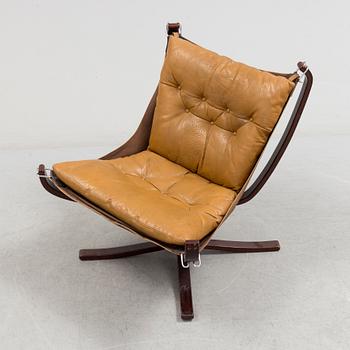 an armchair, by Sigurd Ressell, "Falcon", Vatne Vatne Lenestolfabrikk.