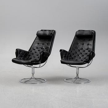 Bruno Mathsson, a pair 'Jetson' armchairs for Dux.