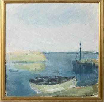 Gustav Rudberg, "Norreborgs Harbour, Hven".