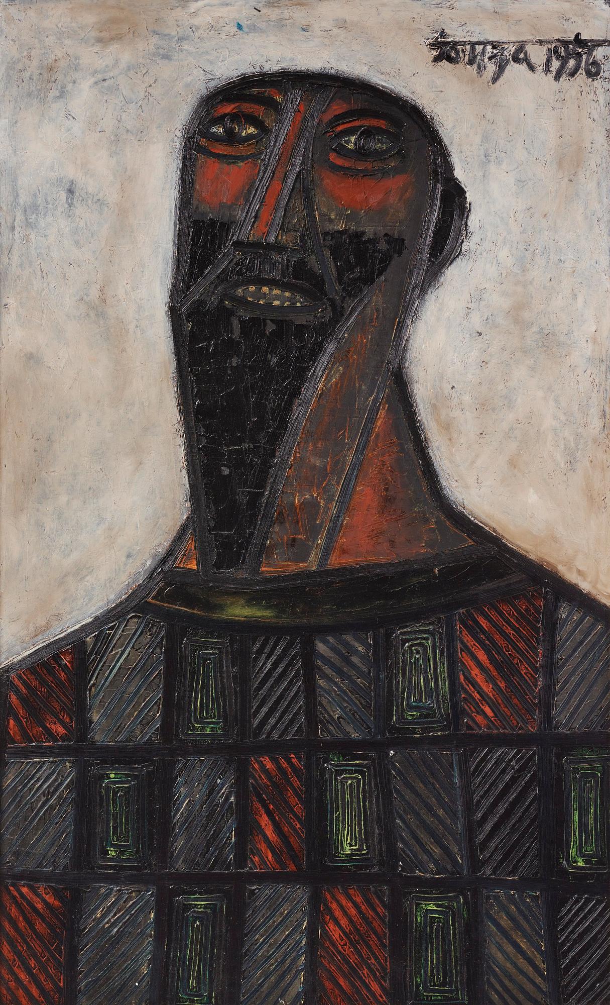 Francis Newton Souza, Portrait of a man.