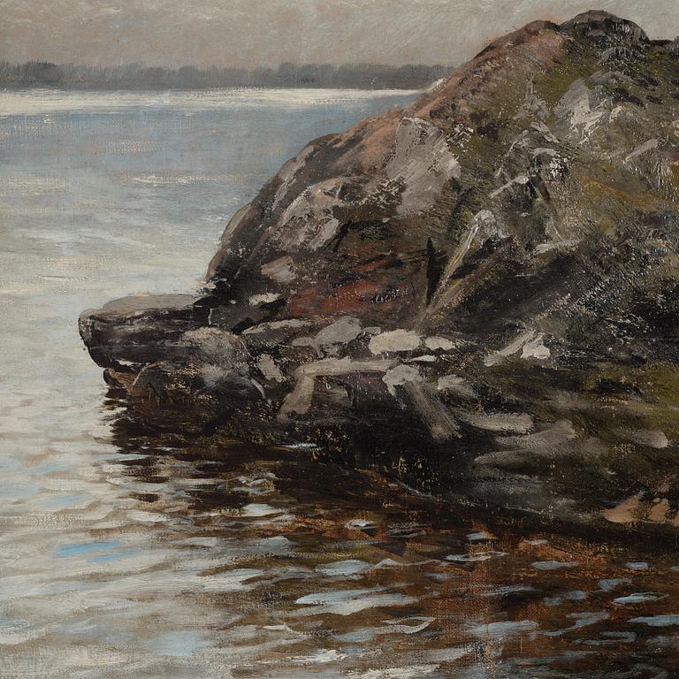 AUGUST HAGBORG, tillskriven, olja på duk, intygad a tergo av G. Hagborg.