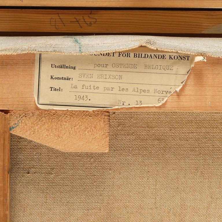 Sven X:et Erixson, "Flykten över fjället".