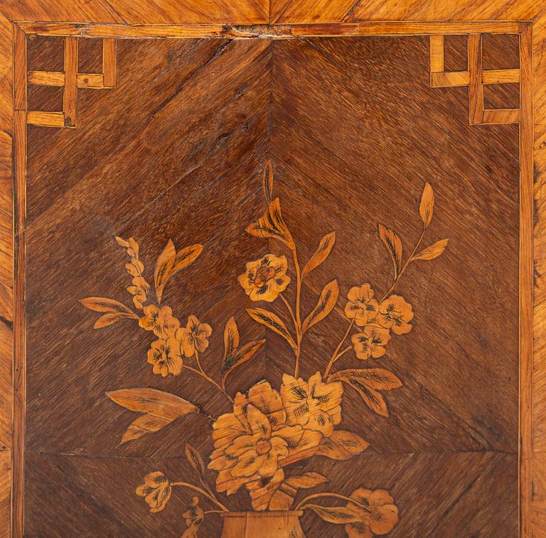 A French chest of drawers, mid 18th Century.
