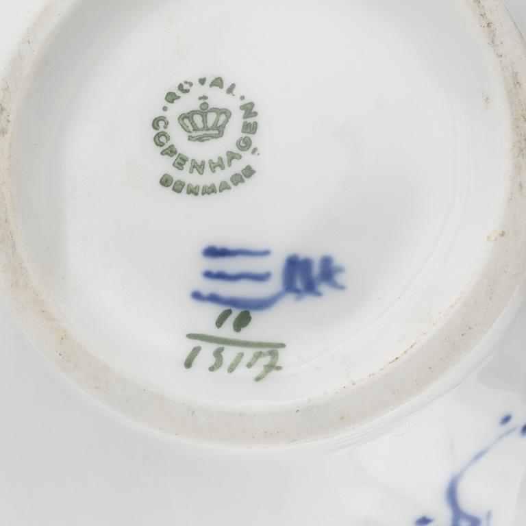 Royal Copenhagen, kaffeservis, 12 delar, porslin, "Blå Blomst", Danmark.