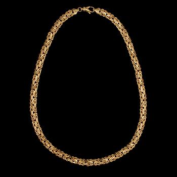 COLLIER, 18k guld, Italien, 1900-talets andra hälft. Vikt  36 g.