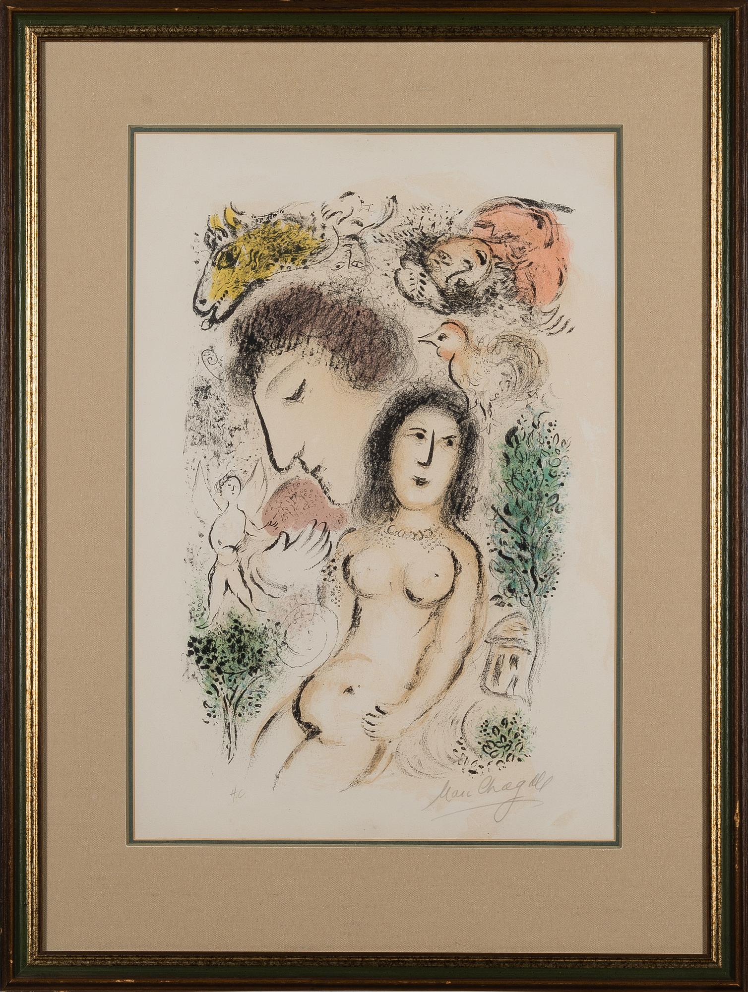 MARC CHAGALL, LE NU (THE NUDE).