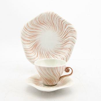 Arje Griegst servisdelar 15 dlr "Konkylie"/"Triton" porslin Royal Copenhagen 1974-1978.