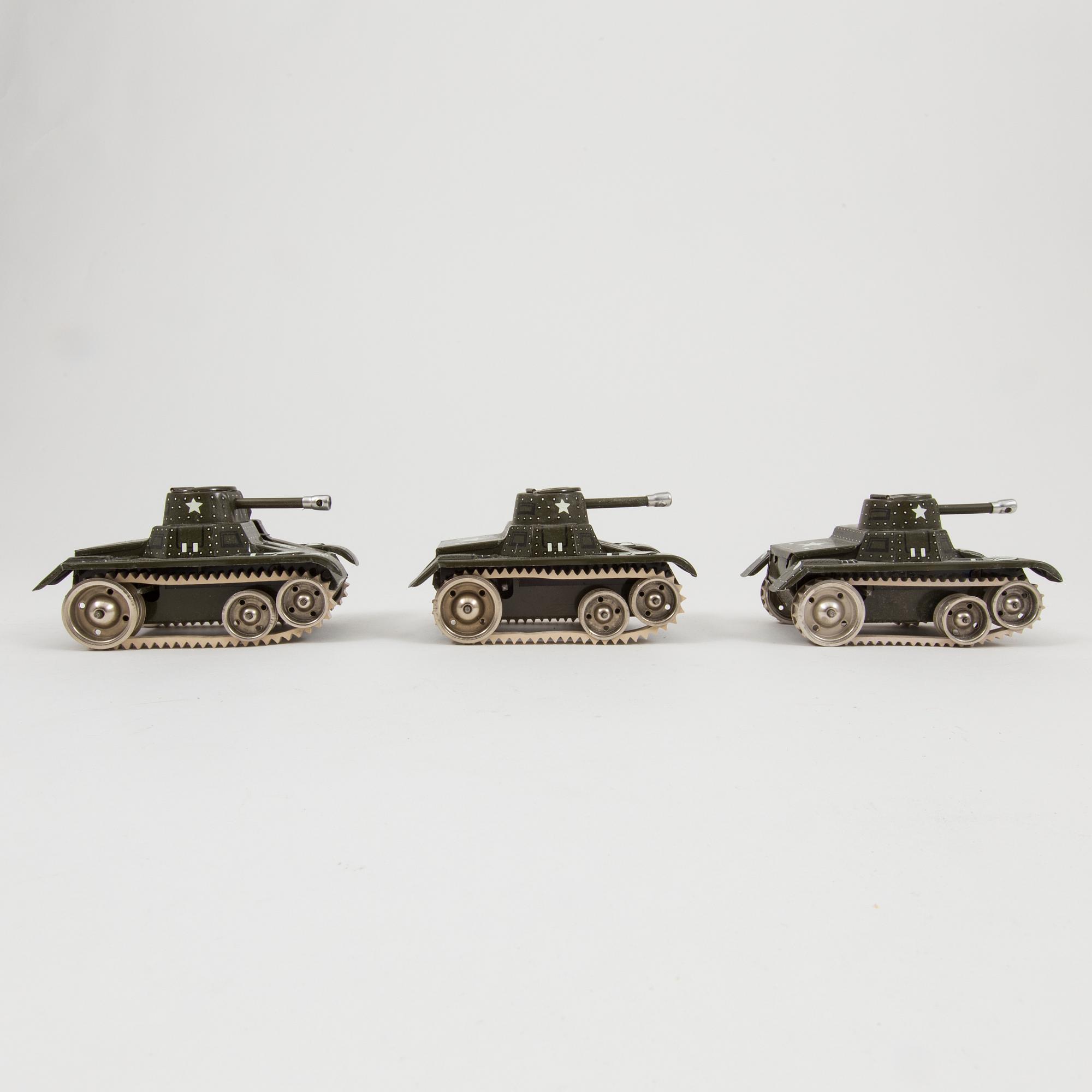 GAMA, 3 stycken stridsvagnar 70/3, Tyskland, 1950-tal.