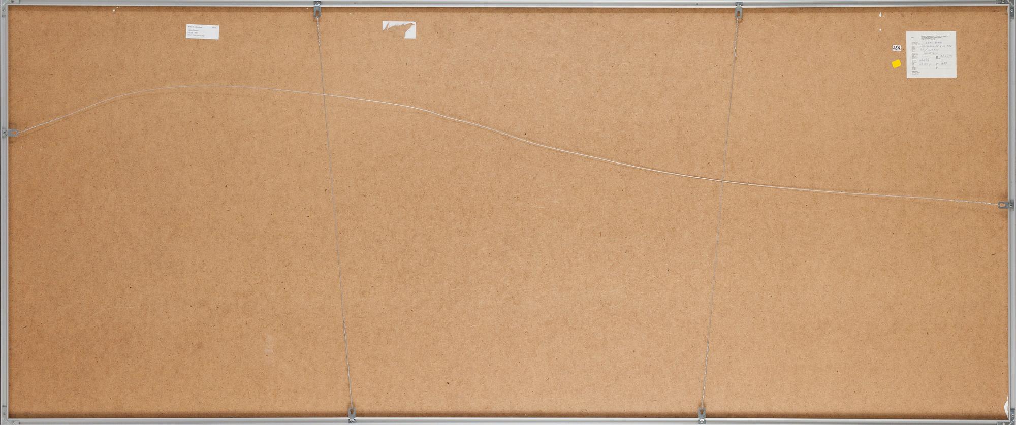 Jukka Remes, acrylic and mixed media on paper, signed and dated-89.