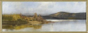 CARL BRANDT, pastell, signerad.