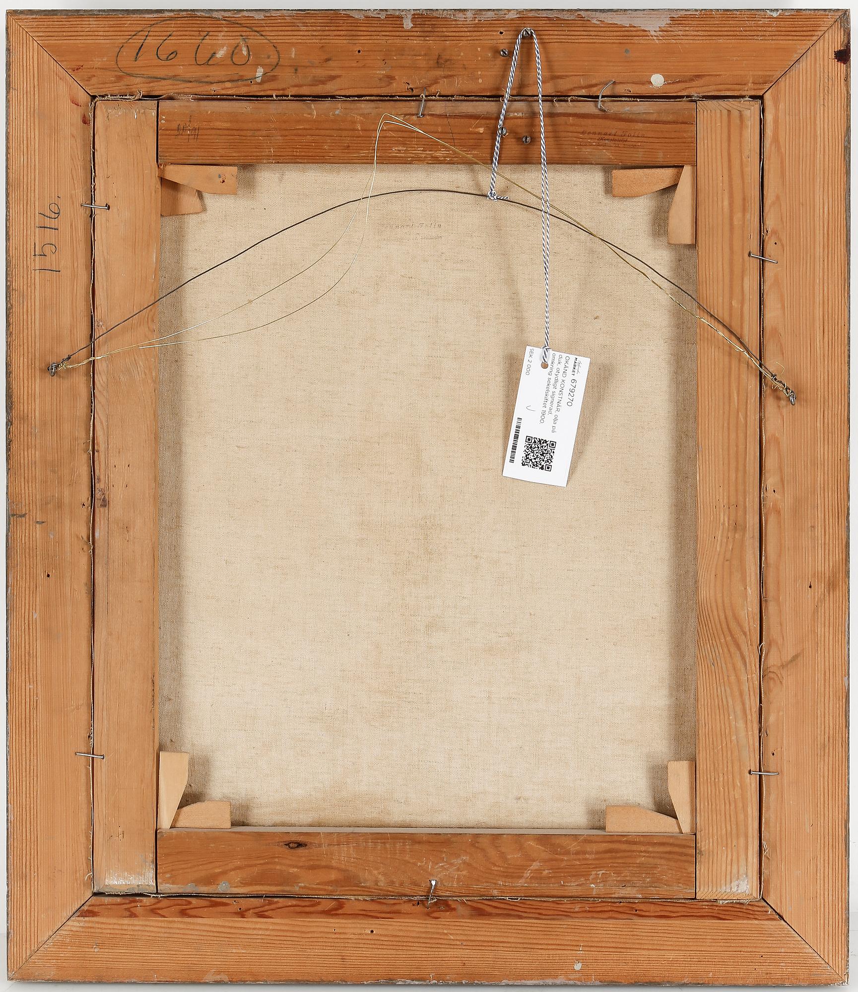 LENNART FOLIN, olja på duk, signerad.