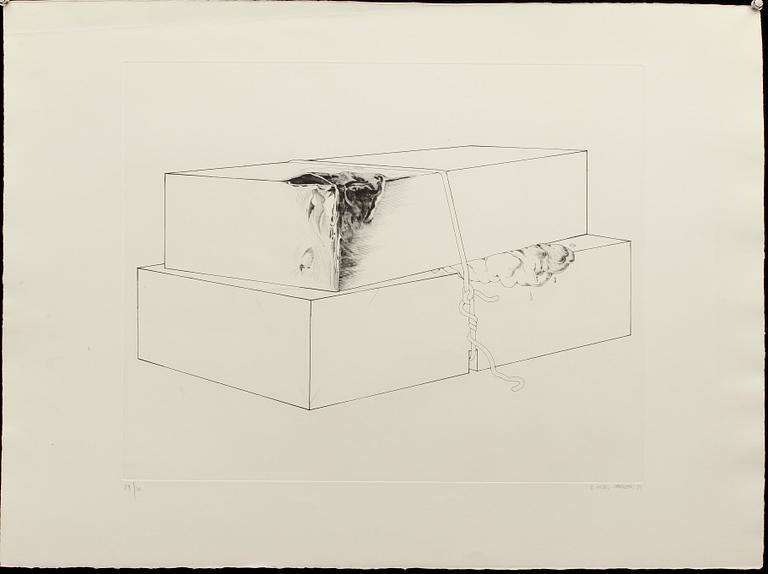 GERARD TITUS-CARMEL, 7 st, färglitografier, sign, dat och numr.