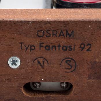 ADVENTSLJUSSTAKE. "Fantasi 92", Osram. 1960/70-tal.