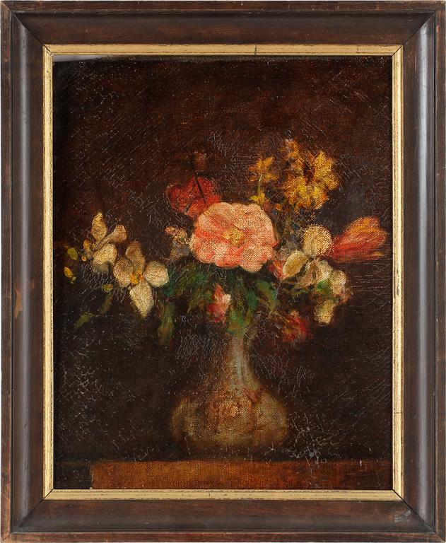 OKÄND KONSTNÄR, olja på duk, 1800-tal.