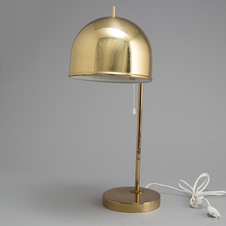 BORDSLAMPA, Bergboms, mässing, 1960/70-tal.