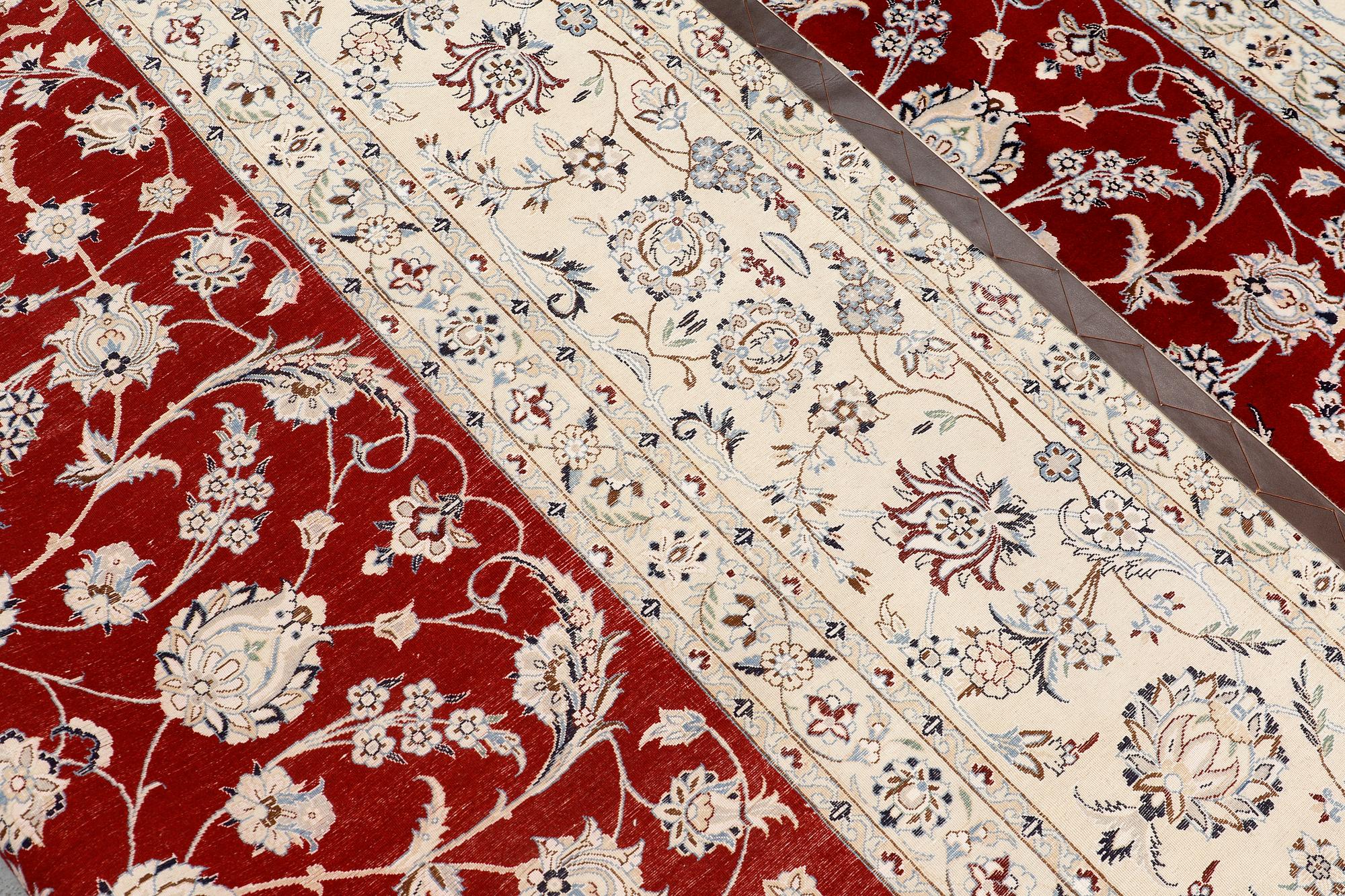 A carpet, Nain Part Silk, so called 6LAA, ca 356 x 260 cm.