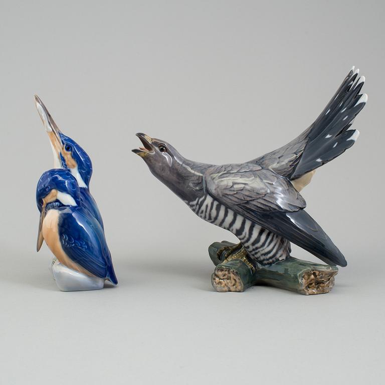 Two Danish figurines from Royal Copenhagen and Bing & Grøndahl.