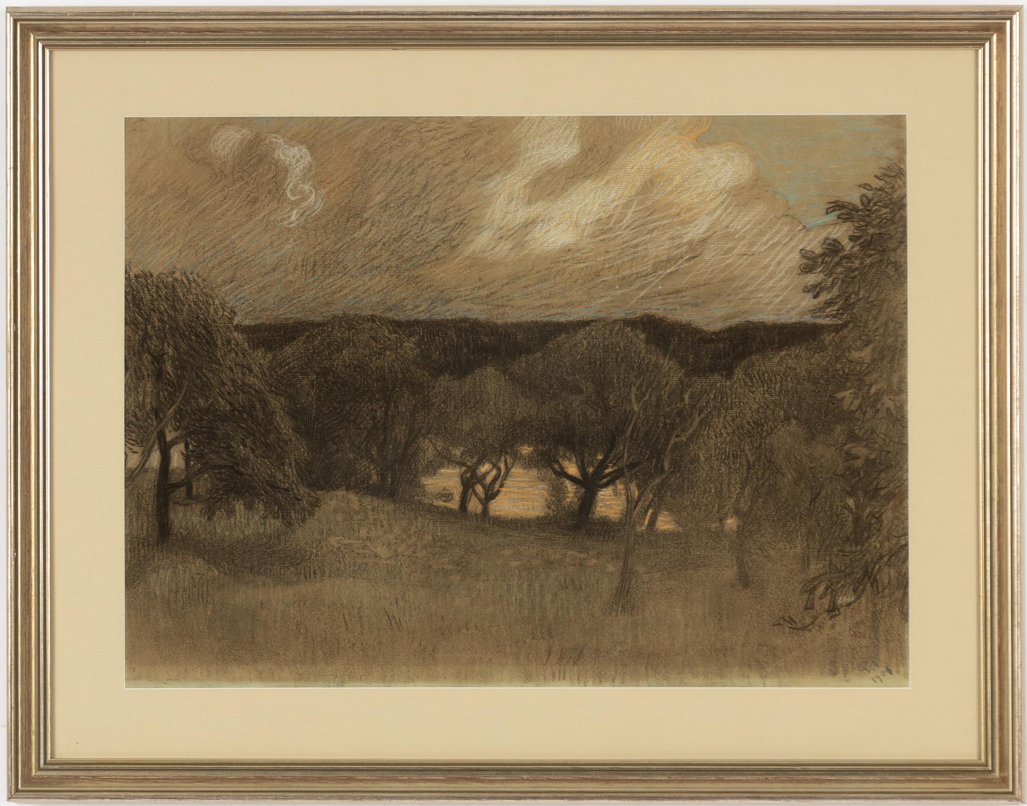 Gunnar Hallström, Twilight Landscape.