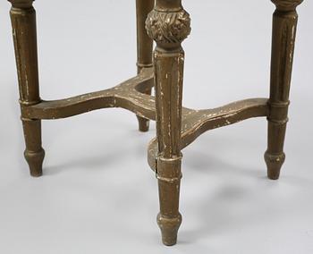 TABURETTER, ett par, troligen Danmark, 1800-tal.