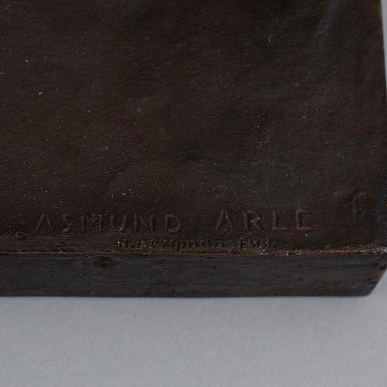 ASMUND ARLE, Sculpture, bronze, signed Asmund Arle.