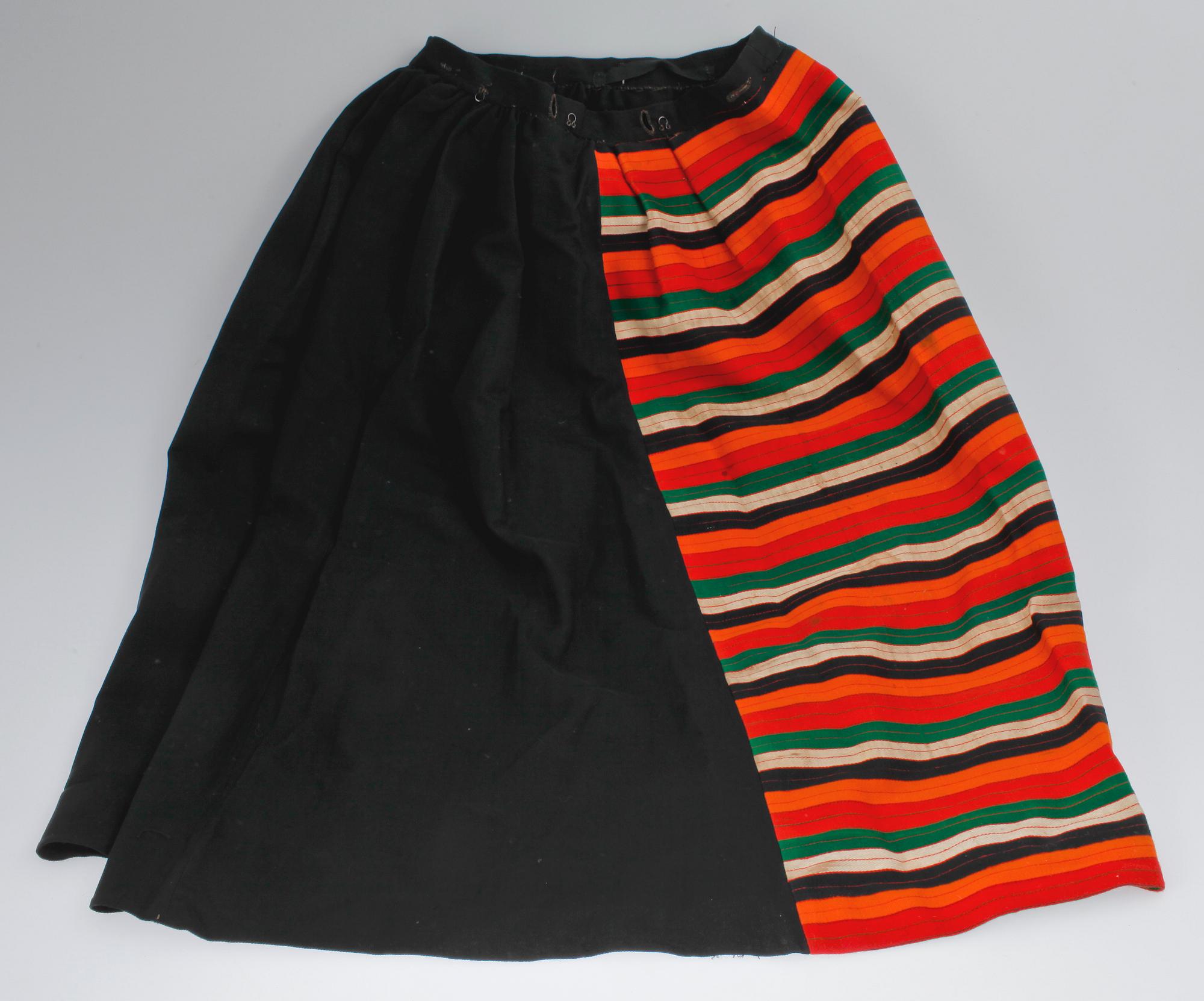 PARTI FOLKDRÄKTSDELAR, 1800-1900-tal.