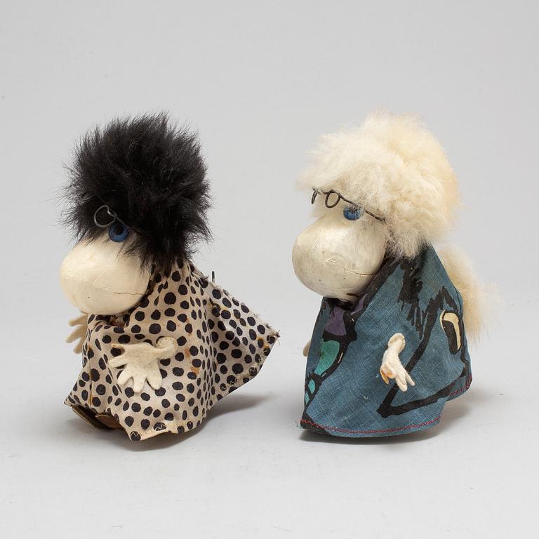 two moomin characters by Atelier Fauni in the 1950's-/60's.