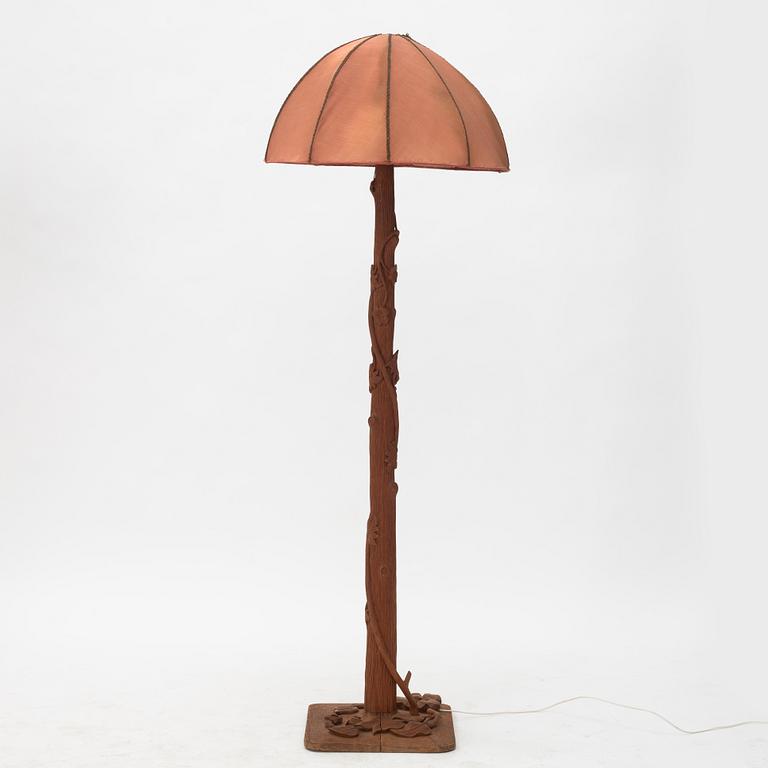 An Art Nouveau floor lamp, circa 1910's.