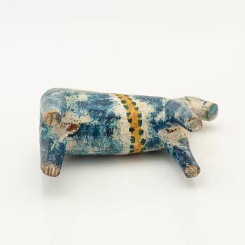 Dalahäst, allmoge. 1930-40-tal. Rytterfamiljen, Bergkarlås.