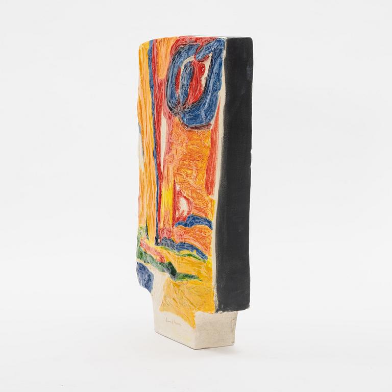 Bengt Lindström, sculpture, glazed ceramic, signed 6/12.