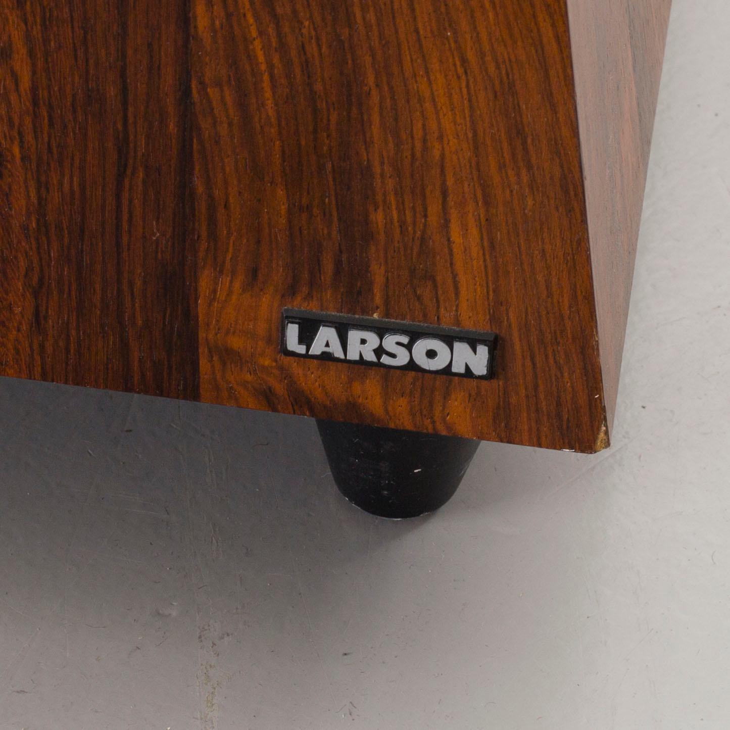 TWO SPEAKERS, "Pyramid" by Larson, 1970s. CITES-certificate.
