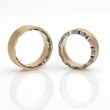 Ringar, ett par, 14 k, Sun Alyana.