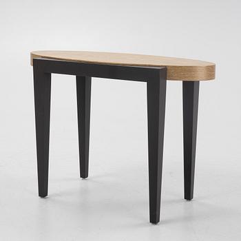 A contemporary side table.