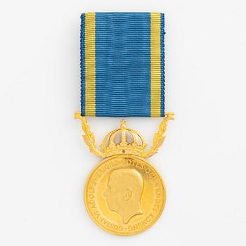 Medalj, 18K guld.