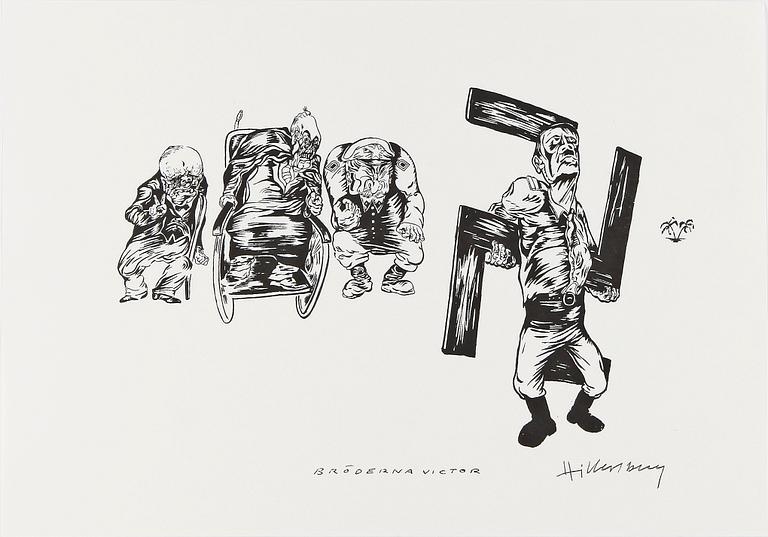 LARS HILLERSBERG, litografi, sign.