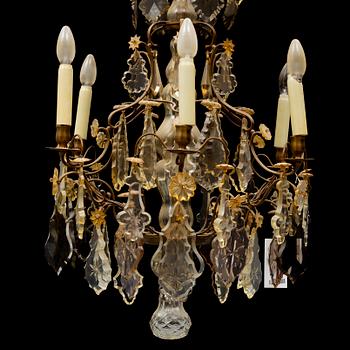 A baroque style ceiling light, first half of the 20th century.