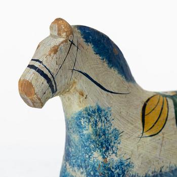 Dalahäst, blåbening, tidigt 1900-tal/1900-talets första hälft.