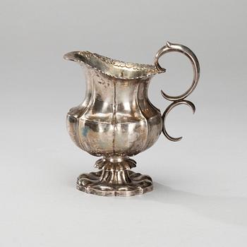 GRÄDDSNÄCKA, silver, Fredric Norring (1810-1847), Åbo. Vikt 128 g.